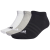 Medium Grey Heather / White / Black