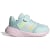 semi flash aqua / orange tint / clear pink