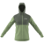 semi green spark / silver green