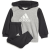 black / medium grey heather