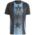 black / blue burst