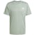 silver green/white