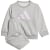 medium grey heather/clear pink