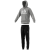 medium grey heather / black / white