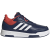 dark blue/ftwr white/bright red