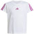 white/semi lucid fuchsia