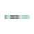 turquoise/black