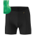 black / bright green