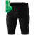 black / bright green
