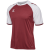 Maroon / White