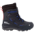 dark blue / red