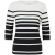 white/black stripes