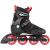 black - red
