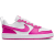 White/Laser Fuchsia