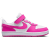 White/Laser Fuchsia