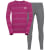 odlo steel grey melange  - festival fuchsia