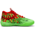 fluro green pes-puma red
