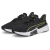 puma black-castlerock-lime squeeze