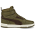 deep olive-dark chocolate-puma team gold
