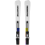 White / Black / Safety Yellow