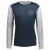 dark blue/light grey melange