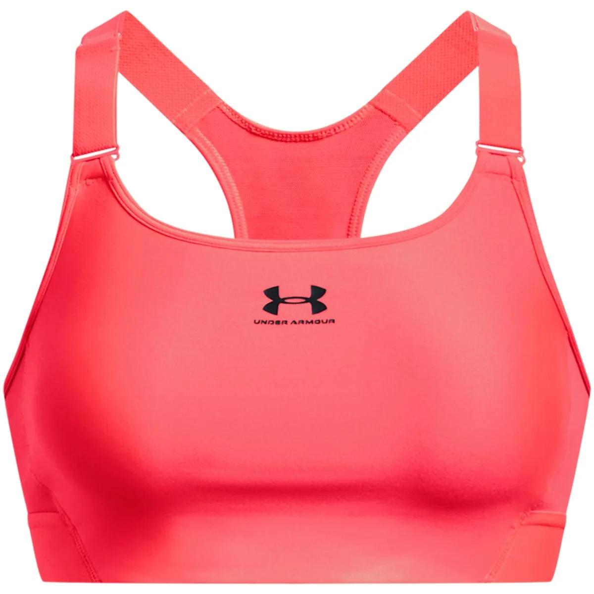 Under Armour HeatGear High Damen Sport-BH, rot