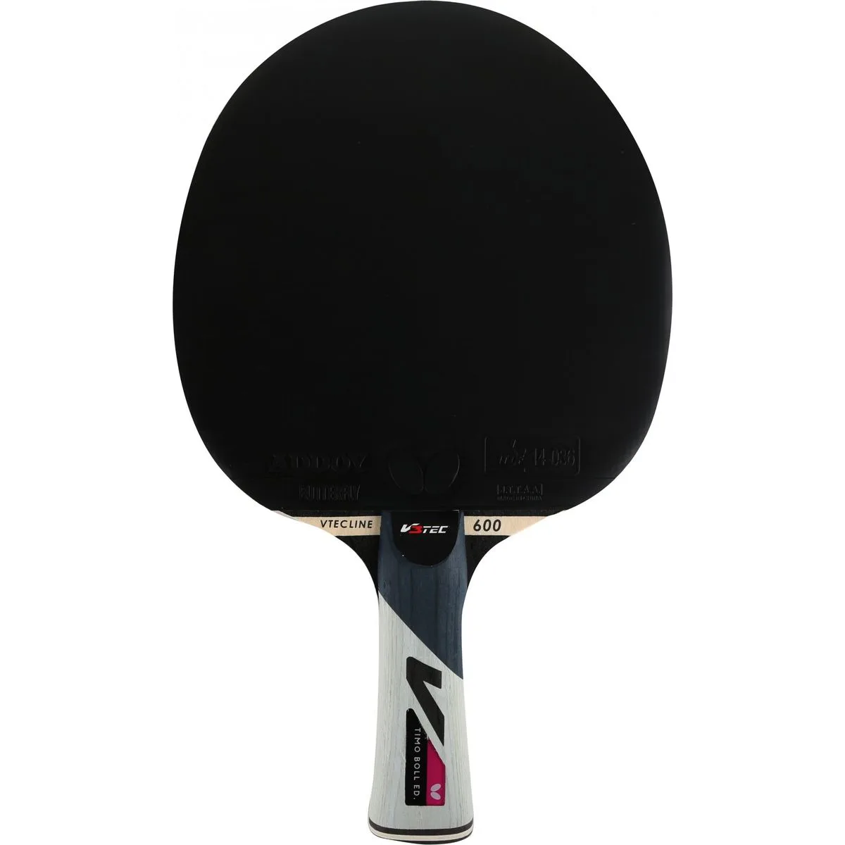 Witeblaze 600 TT Bat 2.0 Timo Boll ED Tischtennisschläger, schwarz