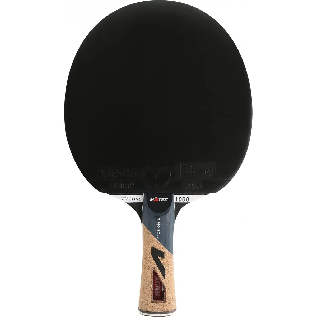 Witeblaze 1000 TT Bat 2.0 Timo Boll ED Tischtennisschläger, schwarz
