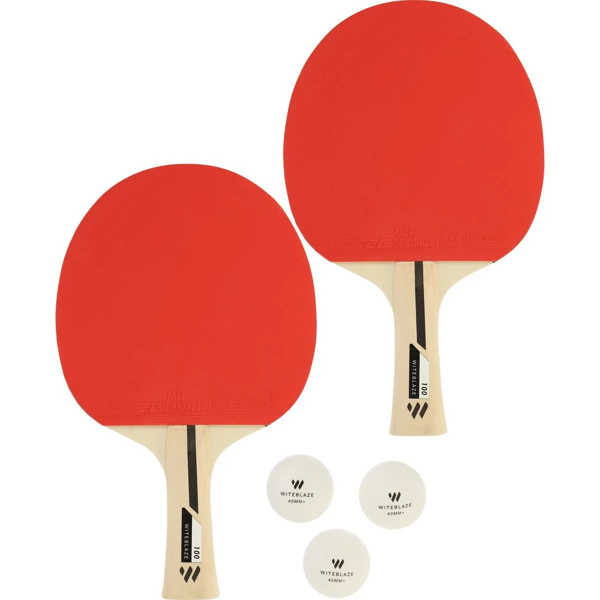 Witeblaze 100 TT Set 2.0 Tischtennis-Schlägerset, multicolor