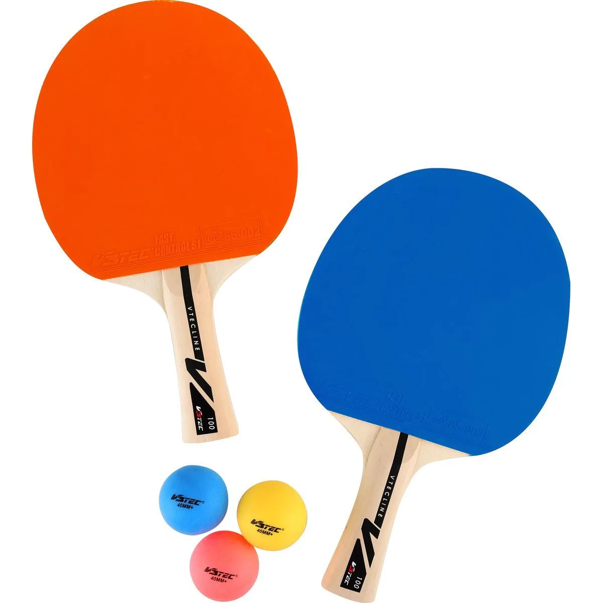 Witeblaze 100 Fun TT Set 2.0 Tischtennis-Schlägerset, multicolor